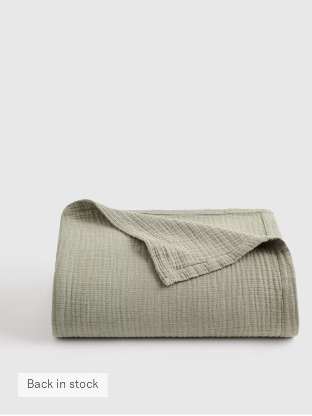 Quince Organic Cotton Gauze Blanket Full/Queen